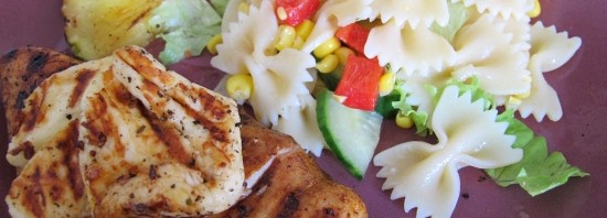 Grillad kyckling med ananas