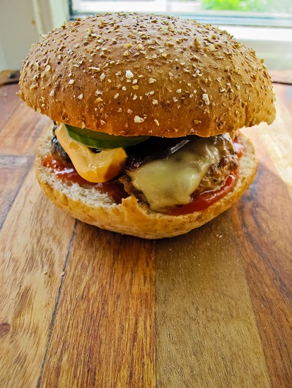 Amerikansk hamburgare Amerikansk hamburgare