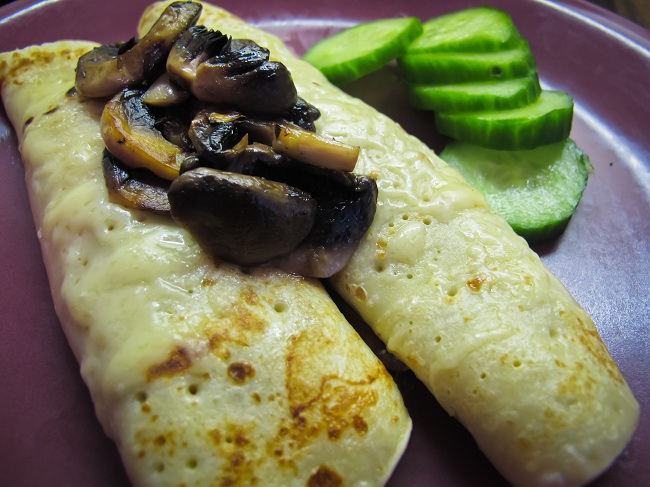Crepes Svampstuvning