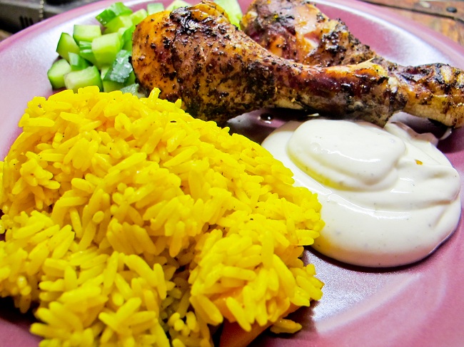 Kycklingben med Curryris
