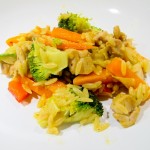 Kycklingwok med risoni