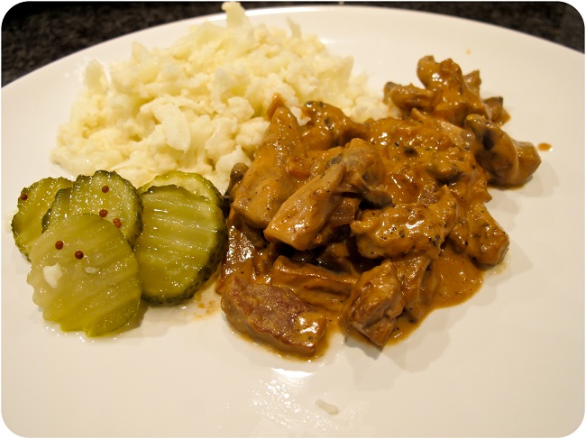 LCHF - Biff stroganoff