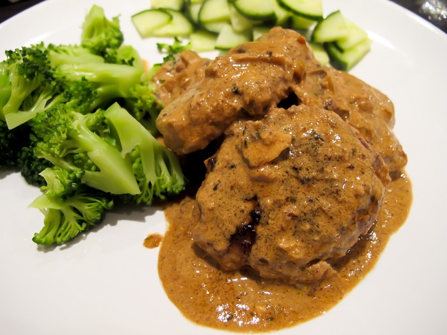 LCHF - Timjanbiffar i champinjonsås