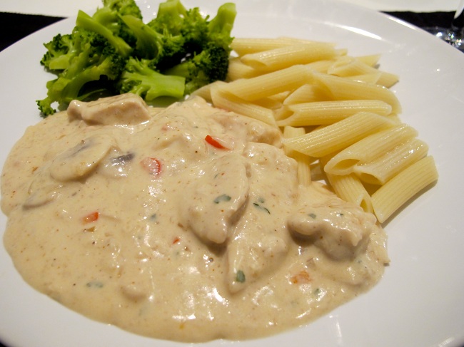LCHF - kycklinggryta med champinjoner