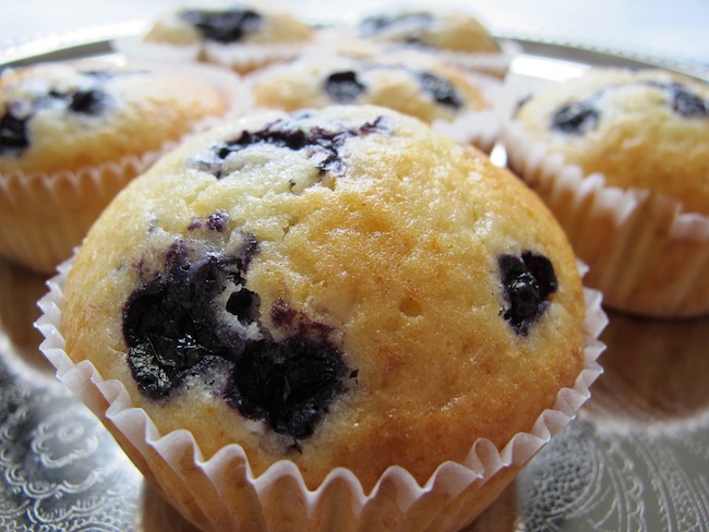 Blåbärsmuffins Blåbärsmuffins