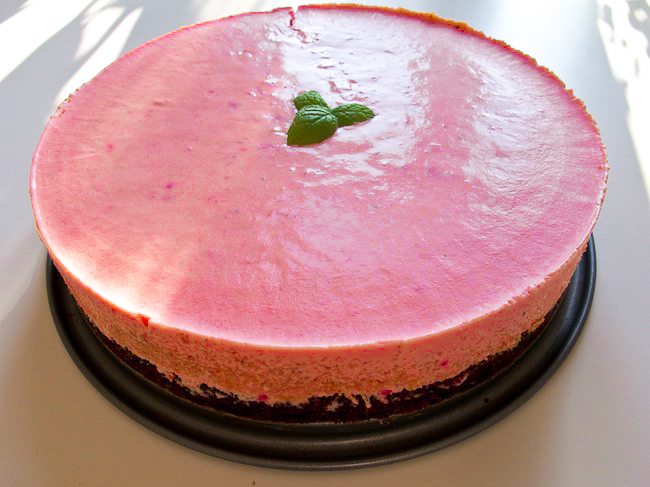 Frozen cheesecake med kladdkaka frozen-cheesecake-med-kladdkaka
