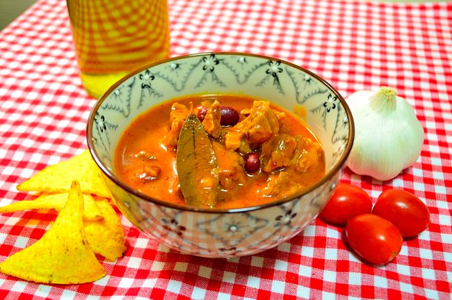 Chili con carne på högrev Chili con carne på högrev