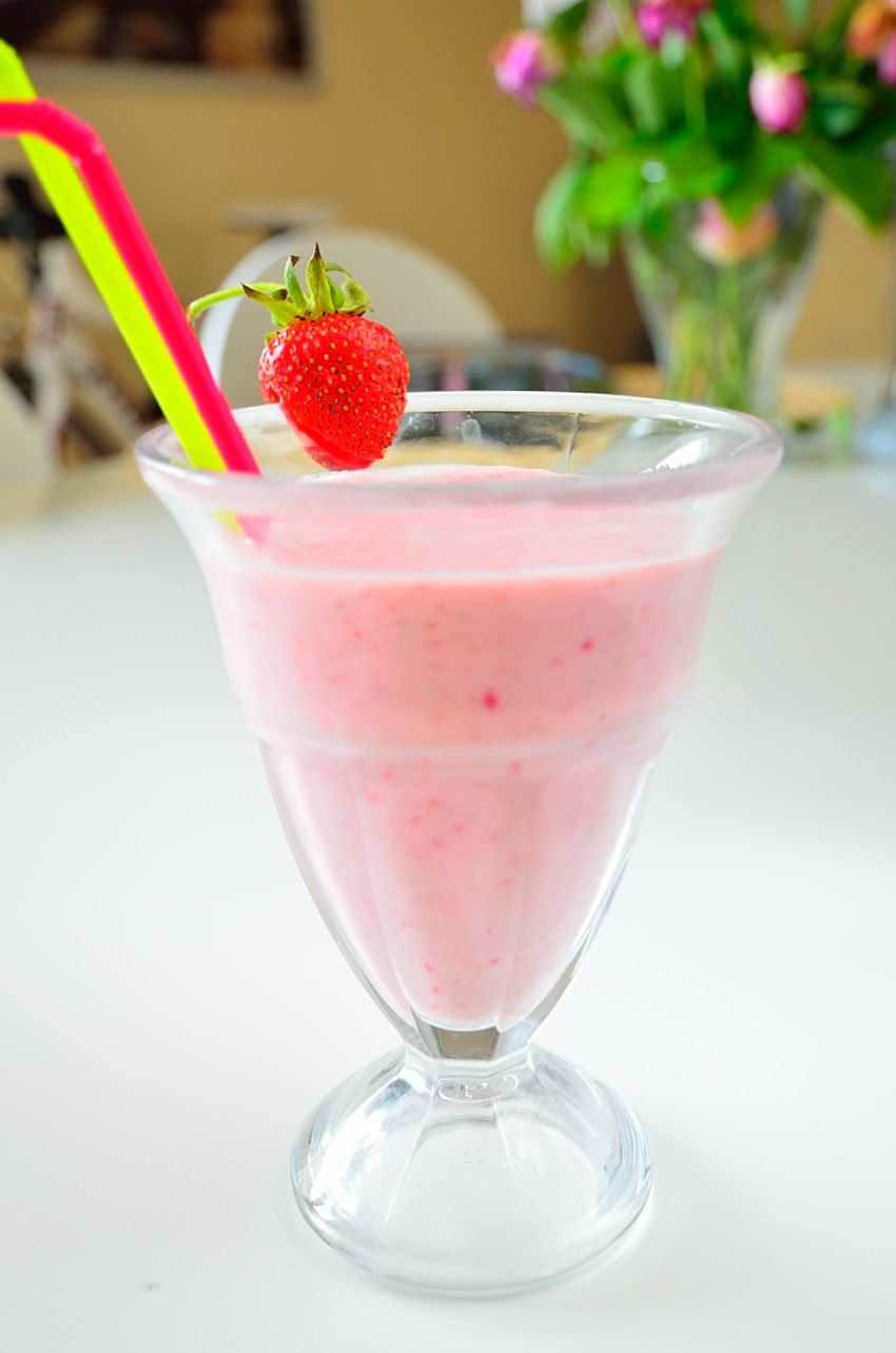 Jordgubbsmilkshake Jordgubbsmilkshake