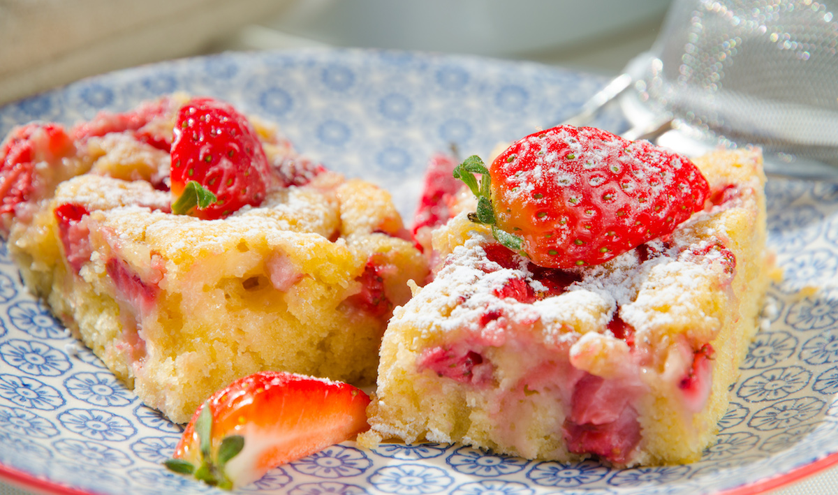 Jordgubbsrutor recept Jordgubbsrutor recept