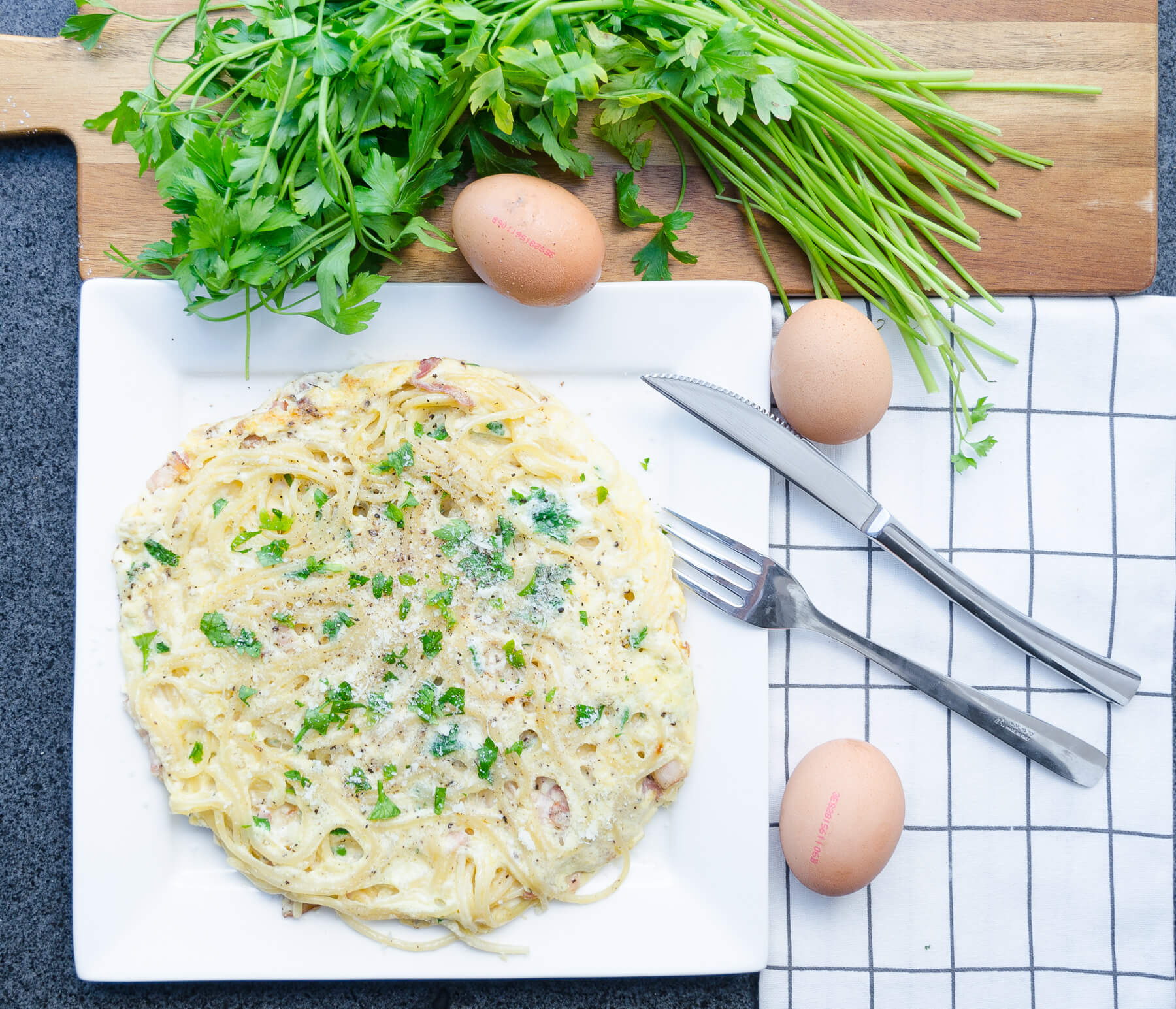 Frittata Spaghetti Frittata Spaghetti
