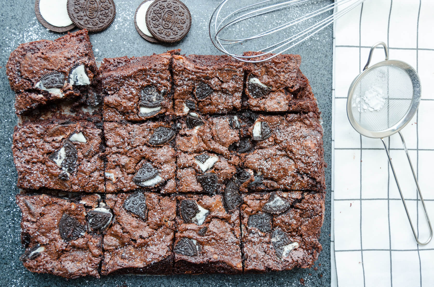 Oreobrownies recept Oreobrownies recept