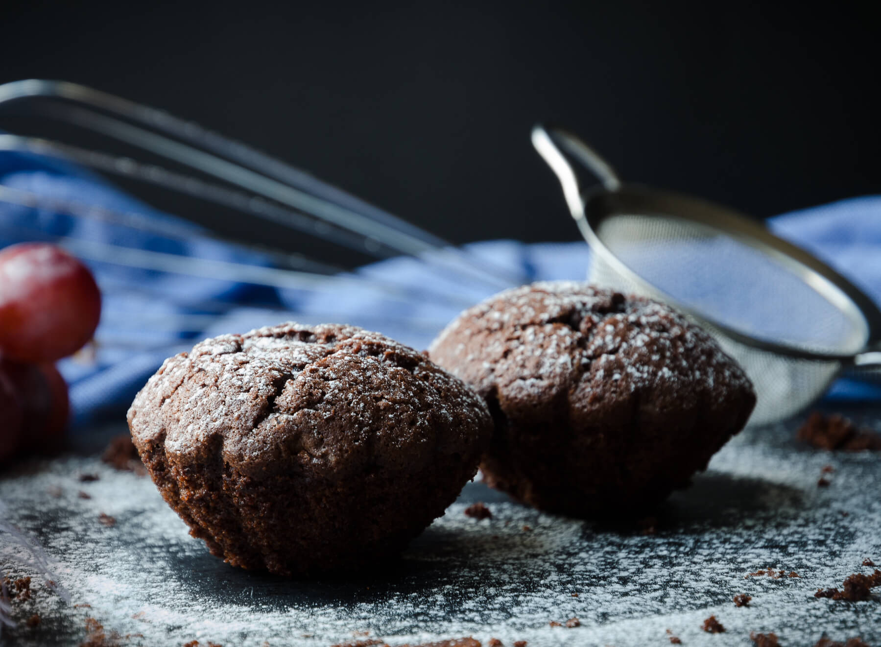 Saftiga Chokladmuffins Saftiga Chokladmuffins