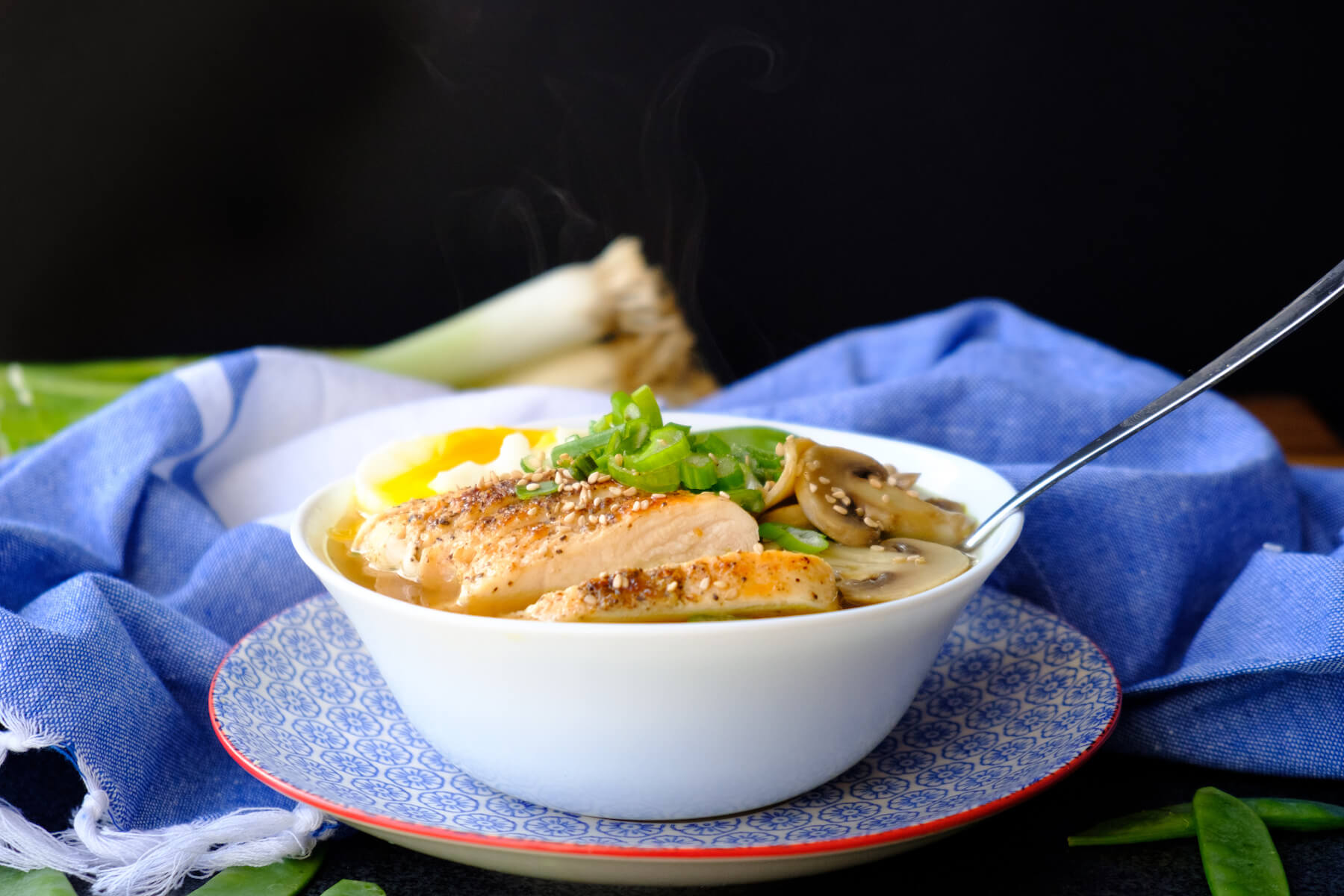 Ramen nudelsoppa Ramen nudelsoppa