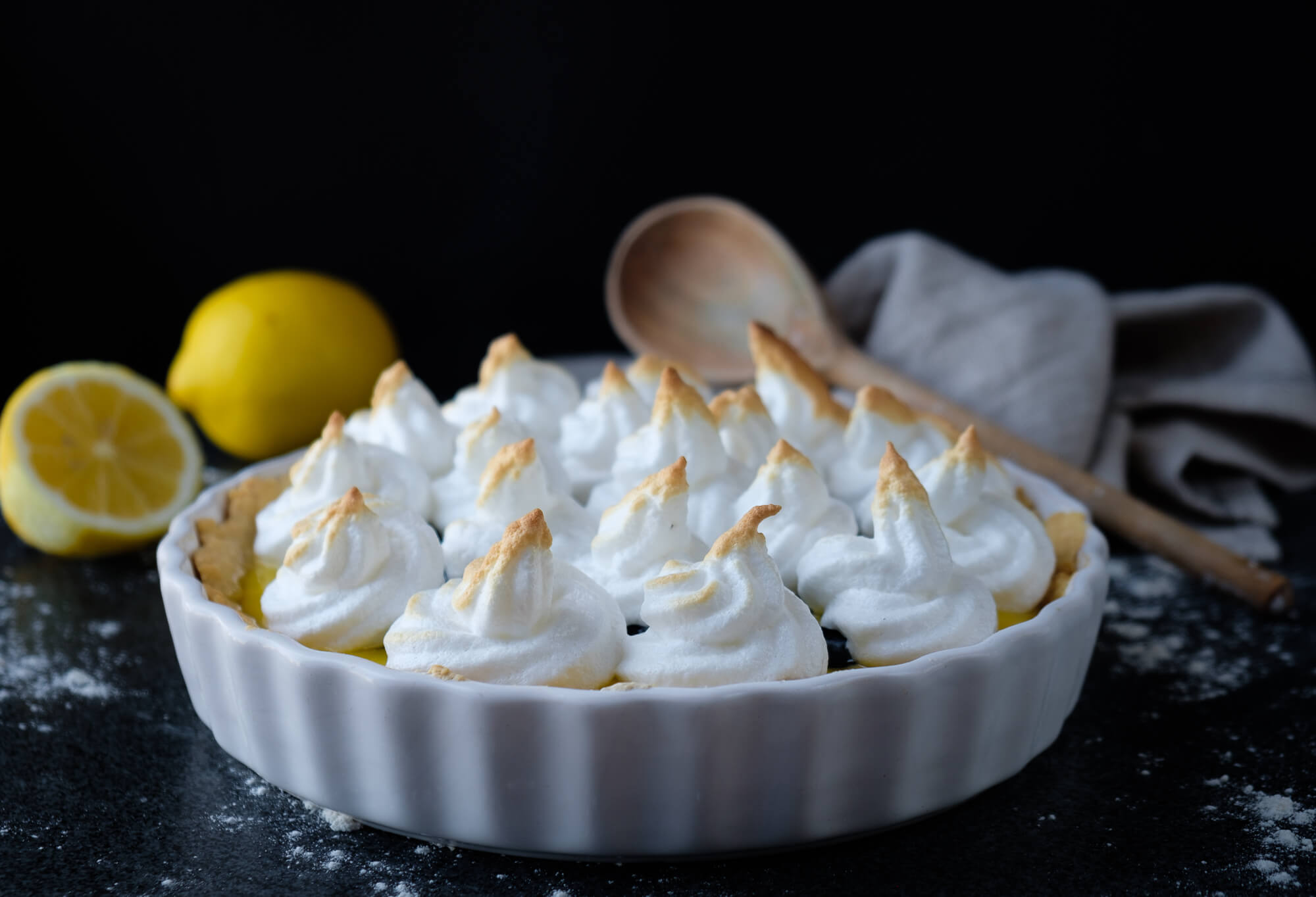 Citron & blåbärspaj med maräng Citron & blåbärspaj med maräng