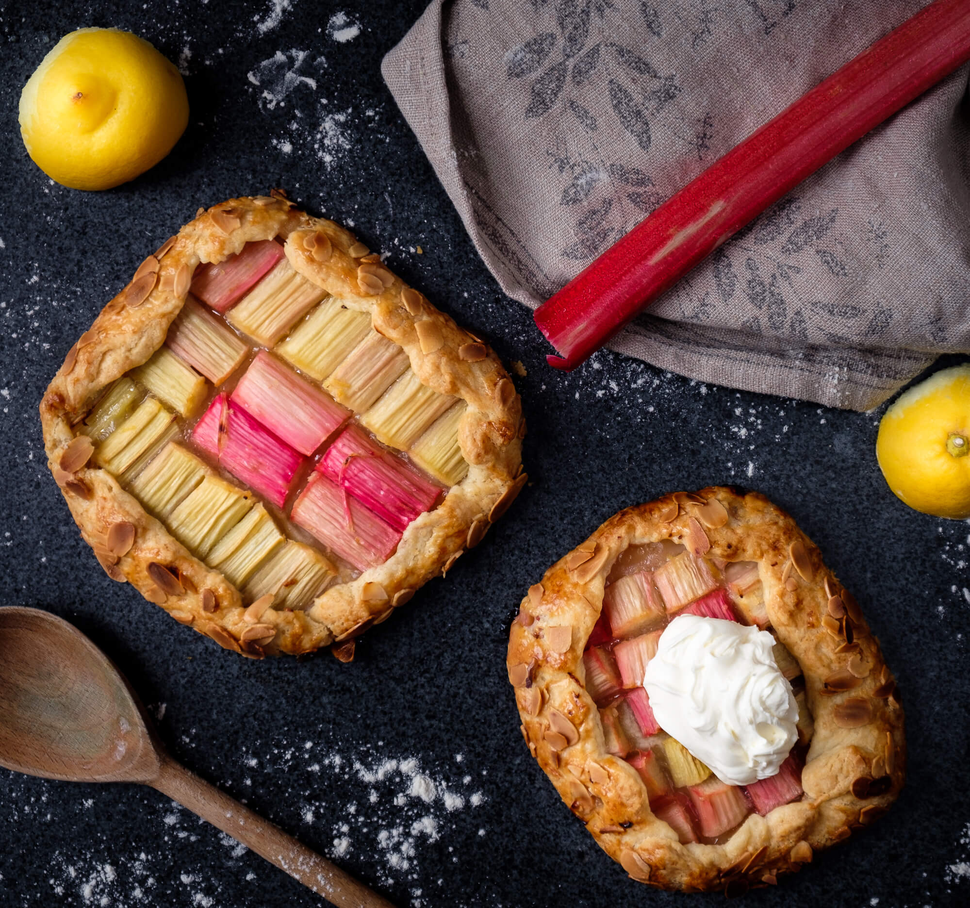 Rabarbergalette Rabarbergalette