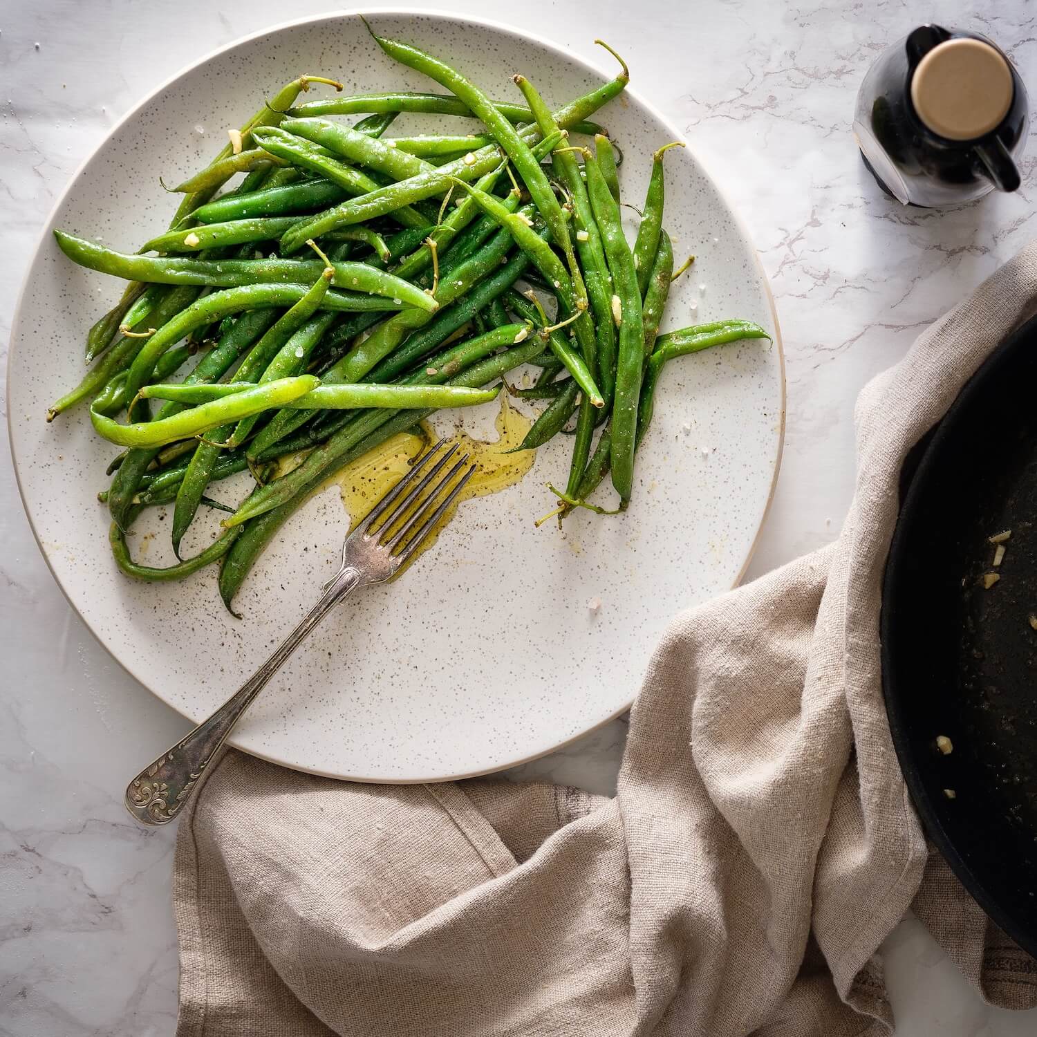 Gröna bönor med vitlök och ingefära Gröna bönor med vitlök och ingefära